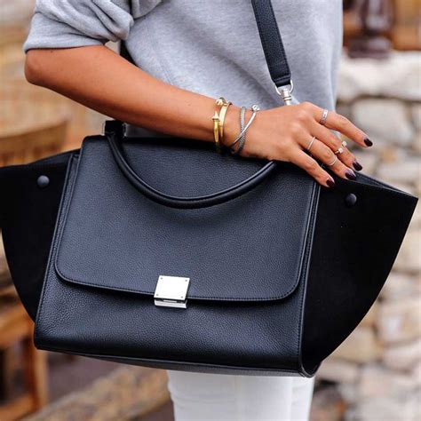 celine belt bag vs bendel uptown satchel|Celine trapeze bag.